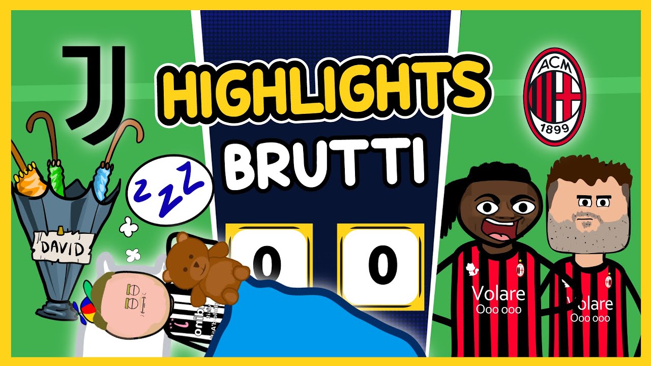 PARTITA ORRENDA! JUVENTUS-MILAN 0-0 | HIGHLIGHTS BRUTTI (Ma più belli della partita)