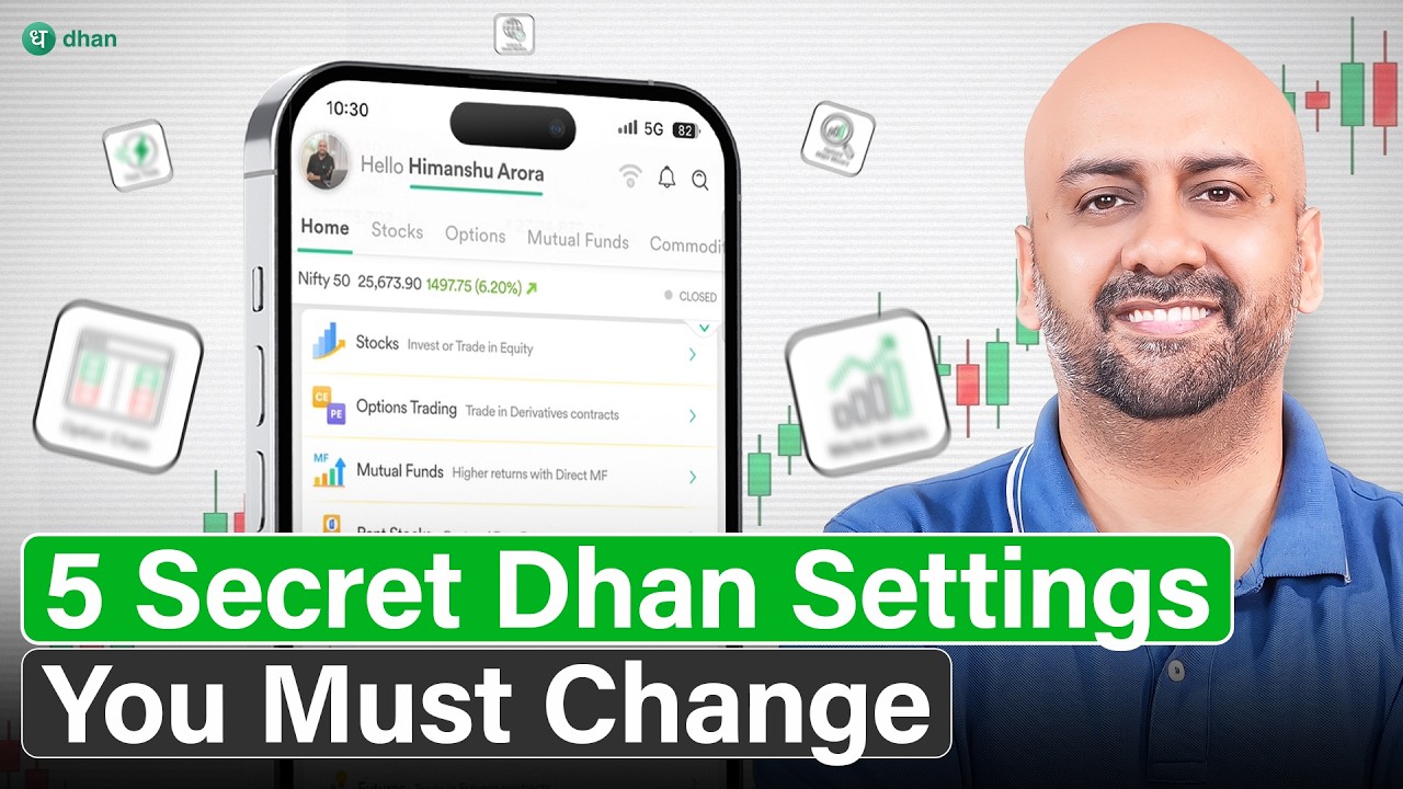5 Powerful Dhan App Settings Every Trader Should Use Right Now!