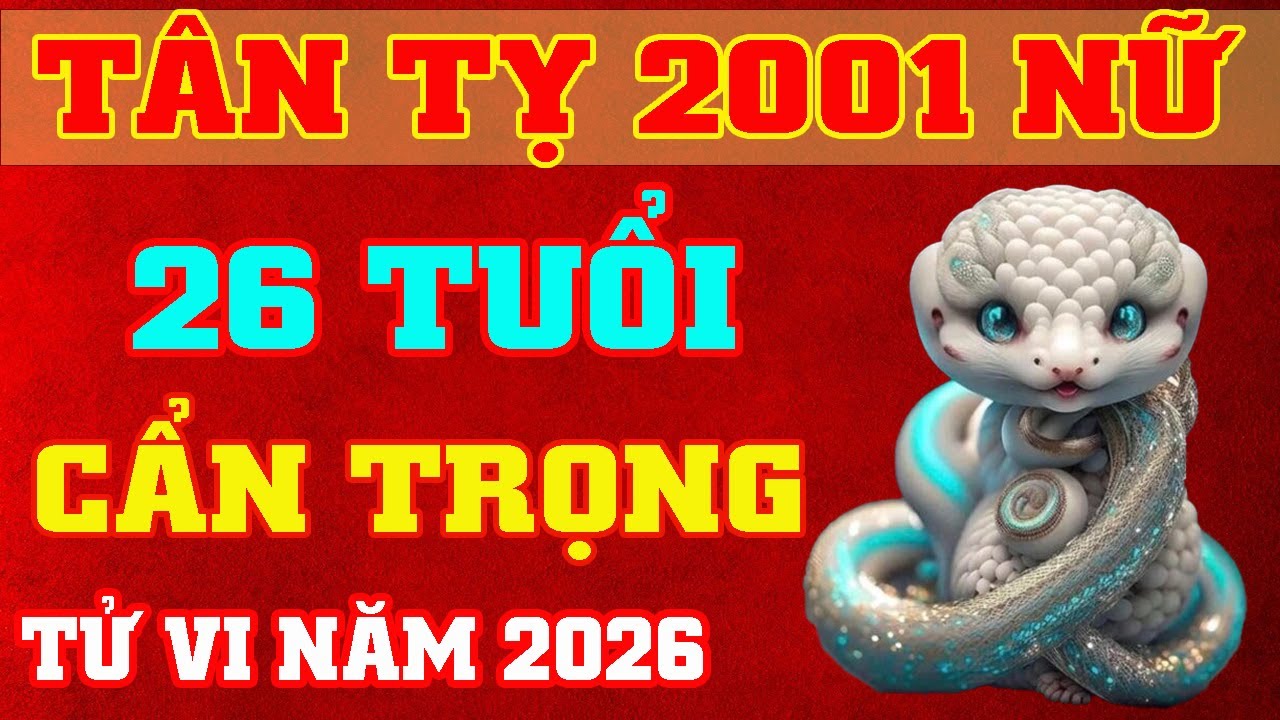 🔴Tử Vi 2026 Tuổi Tân Tỵ 2001 Nữ Mạng 🔴 Biết Trước Để Chuẩn Bị Cho Mọi Việc || Phong Thủy Lộc Tài