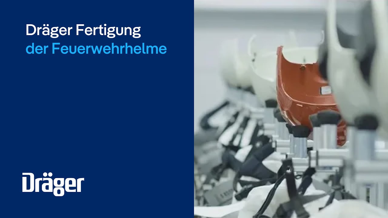 Dräger Fertigung der Feuerwehrhelme