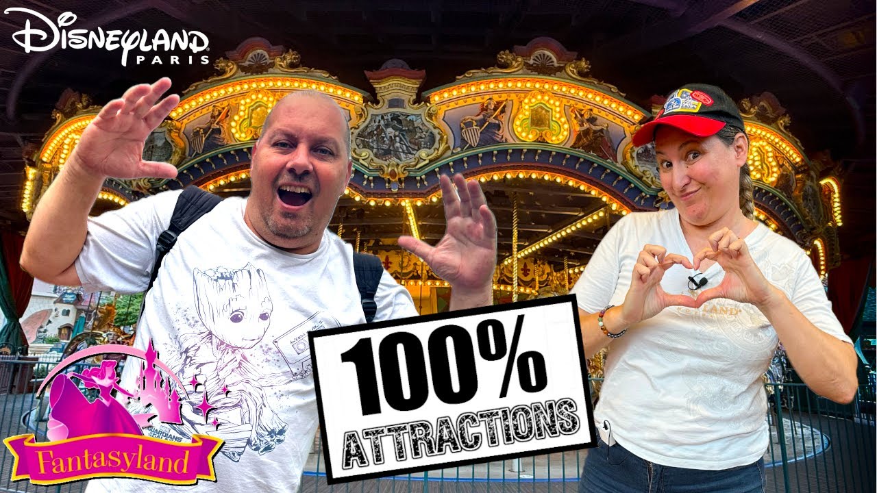 UNE JOURNEE 100 % ATTRACTIONS A FANTASYLAND A DISNEYLAND PARIS