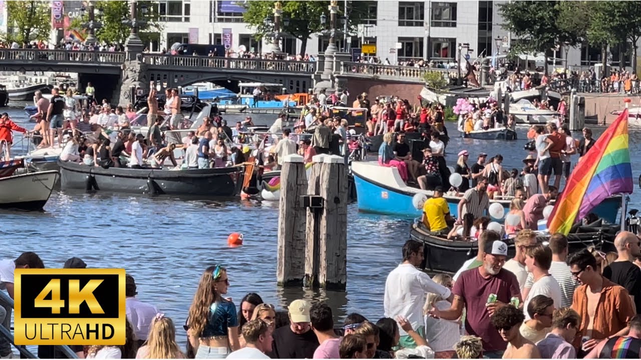 🏳️‍🌈 Amsterdam Canal Pride 2022 | Gay Canal Parade Party LGBT Festival