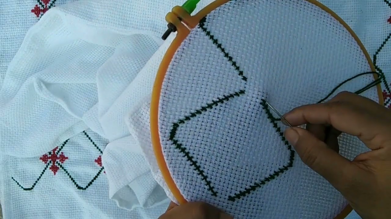Pillow Cover|  Dusati Design|Chadar design|cross stitch||New Dusati Design||New cross stitch pattern