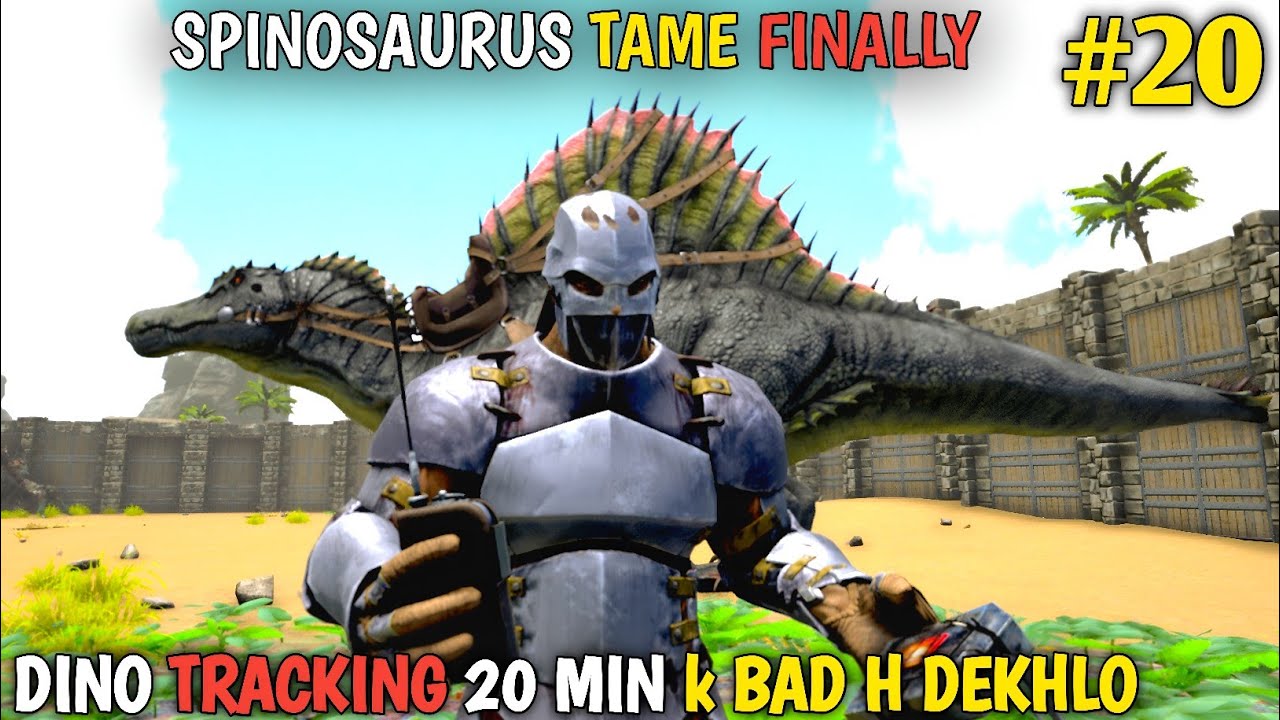 SPINOSAURUS TAME FINALLY AT LOW LVL FULL GUIDE | ARK ULTIMATE MOBILE EDITION | HINDI | EP #20