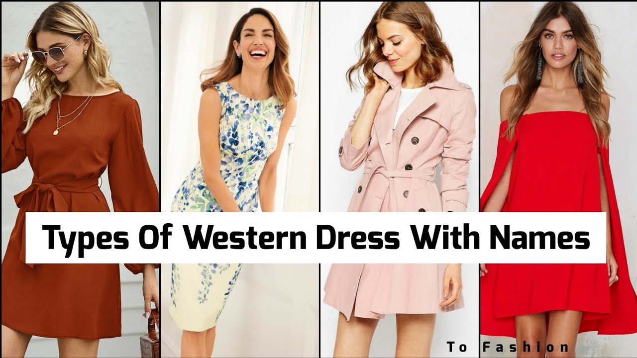 Different Types Of Western Dresses With Names/Types Of One Piece Dress/Western Dresses For Girls