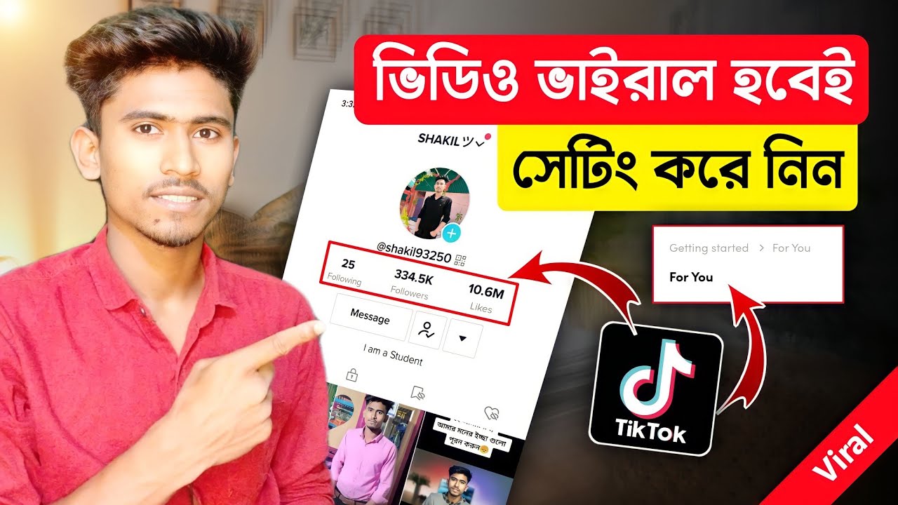 TikTok Video Viral Tricks 🔥|| TikTok video foryou setting 2023