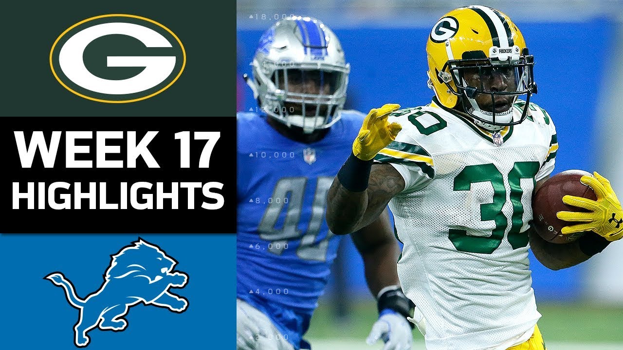 Packers vs. Lions | NFL Week 17 Game Highlights