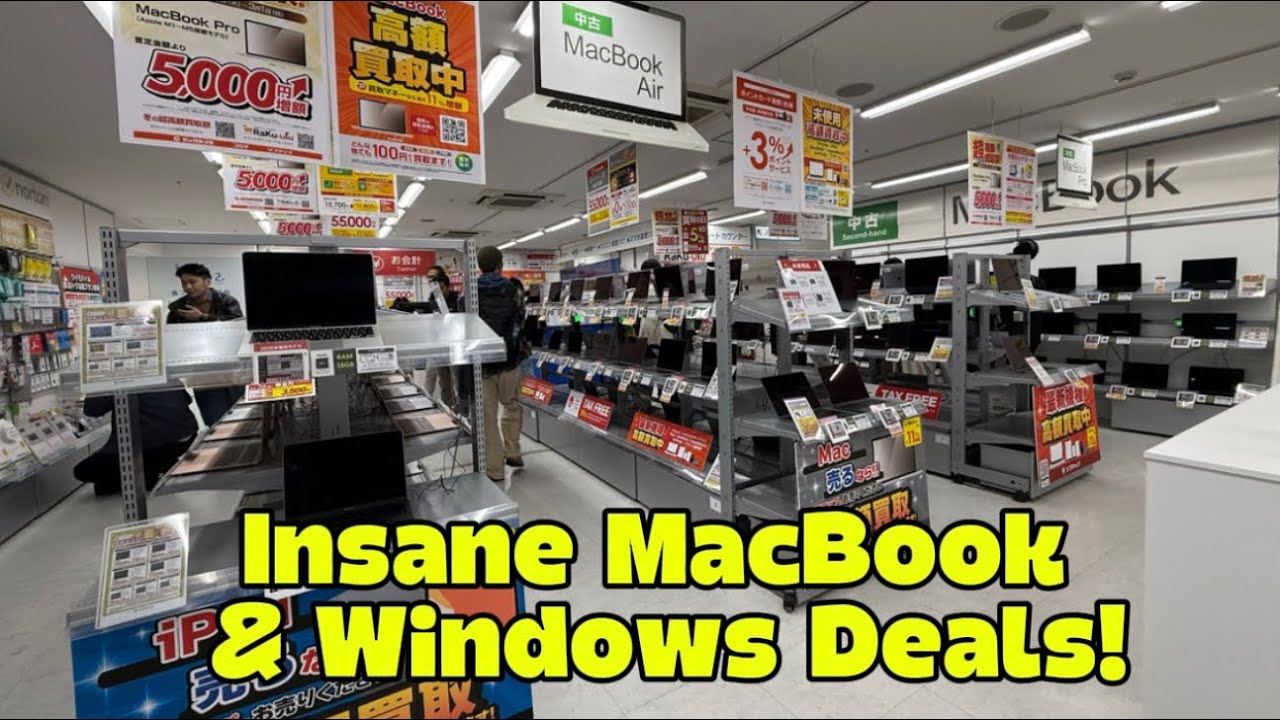 Akihabara Used Laptop Guide 2026: Insane MacBook & Windows Deals!