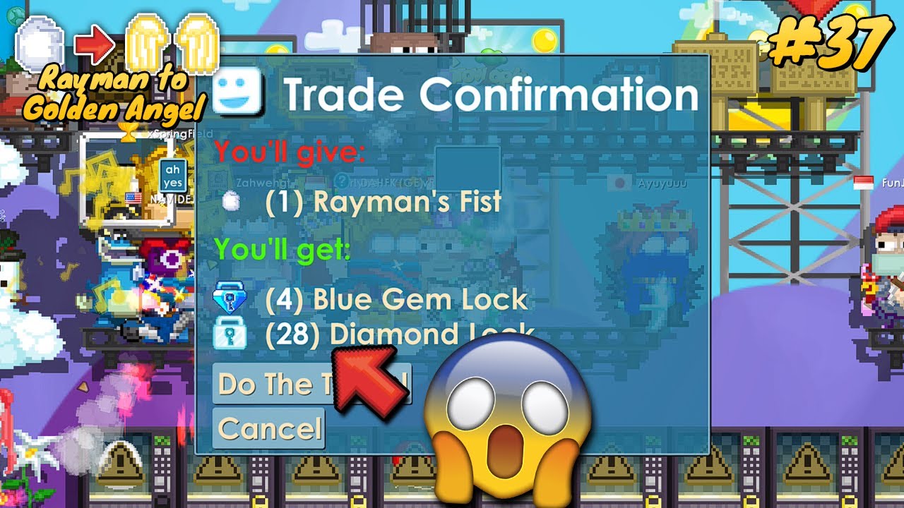 SELLING ALL MY EXPENSIVE ITEMS!! | Rayman to Golden Angel #37 | Growtopia
