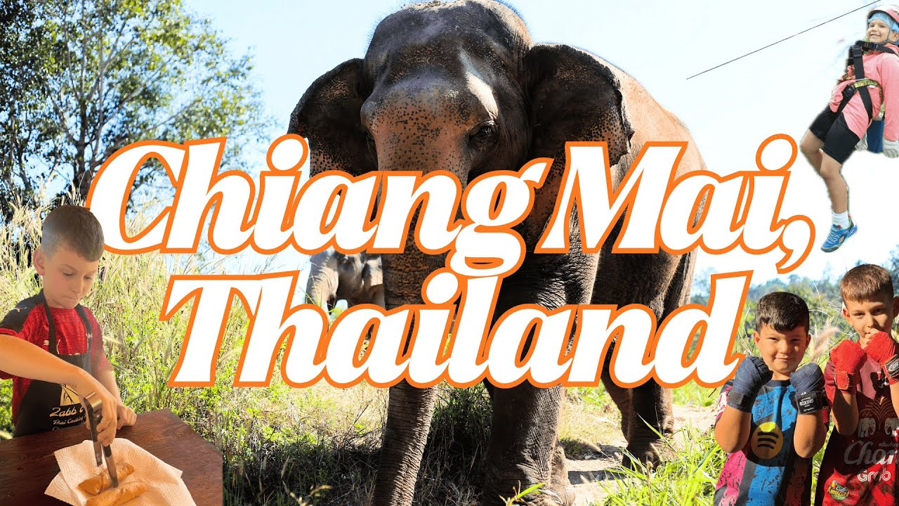 18: We Did EVERYTHING in Chiang Mai… Elephants, Ziplining & Muay Thai 😱