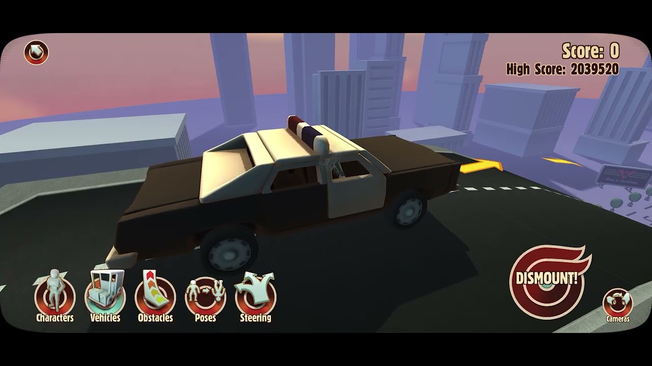 Turbo dismount big ramp jump