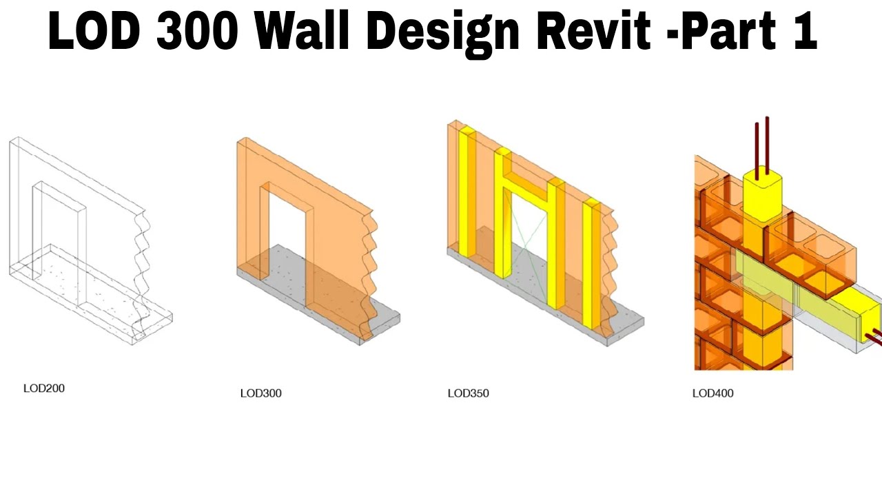 LOD 300 Wall type design on Revit - Part 01 | BIM | REVIT | AUTODESK