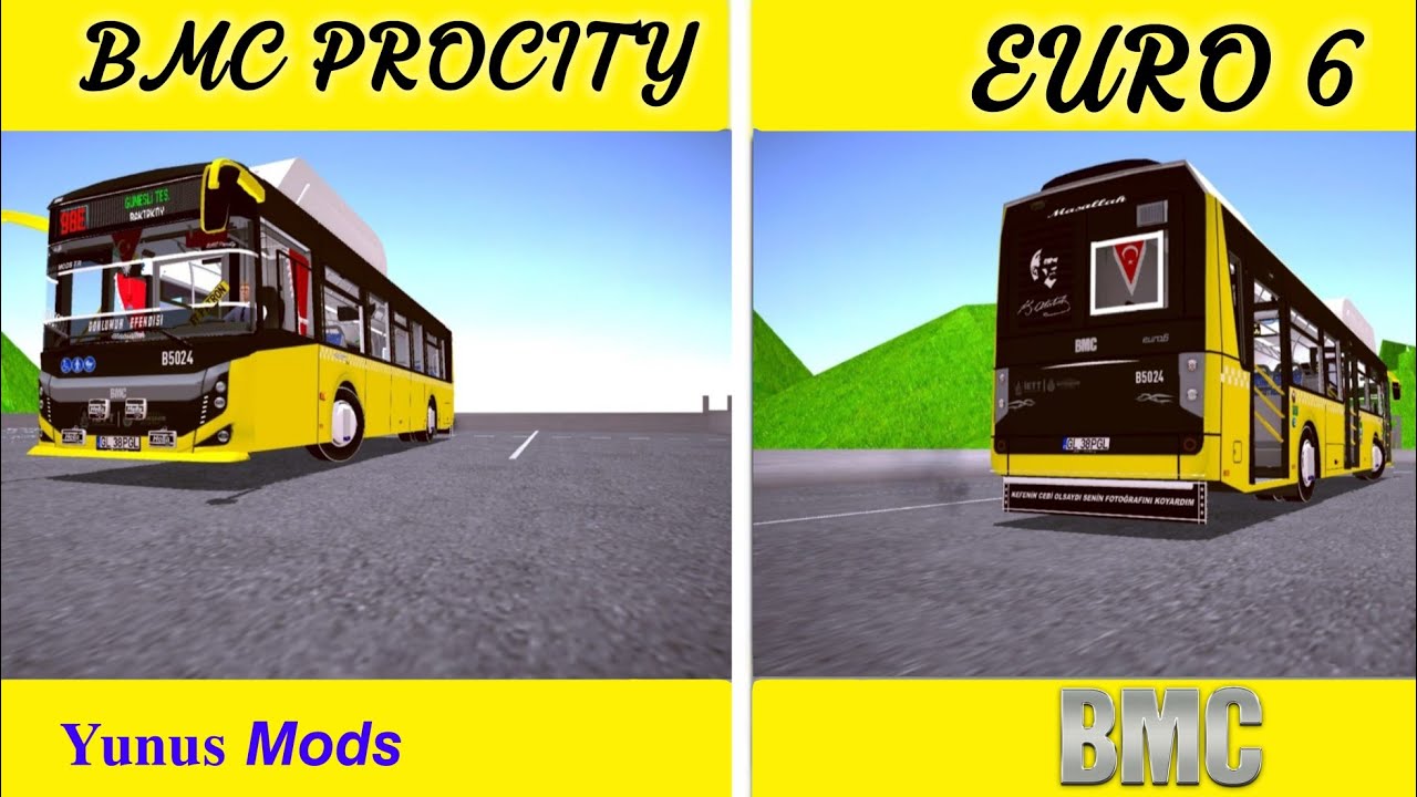 -𝐏𝐛𝐬𝐮- BAKU BUS SKİNLI BMC PROCİTY +LİNK!!