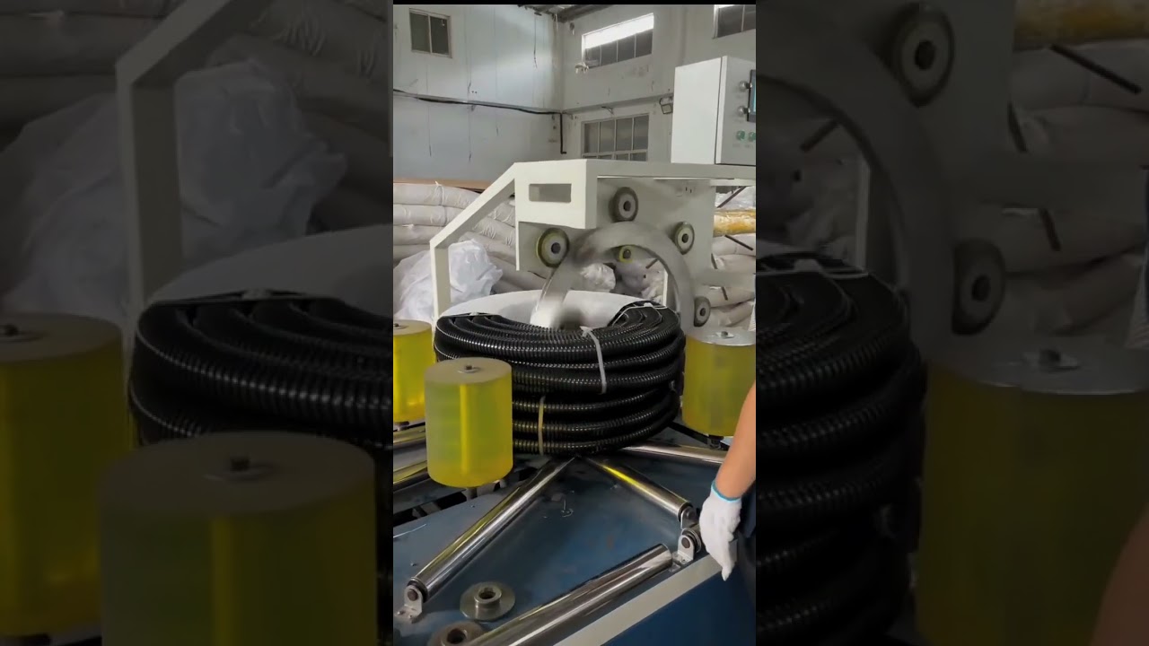 Heavy Industrial Pipe Packaging and Bundling Line! #PipeManufacturing #IndustrialAutomation