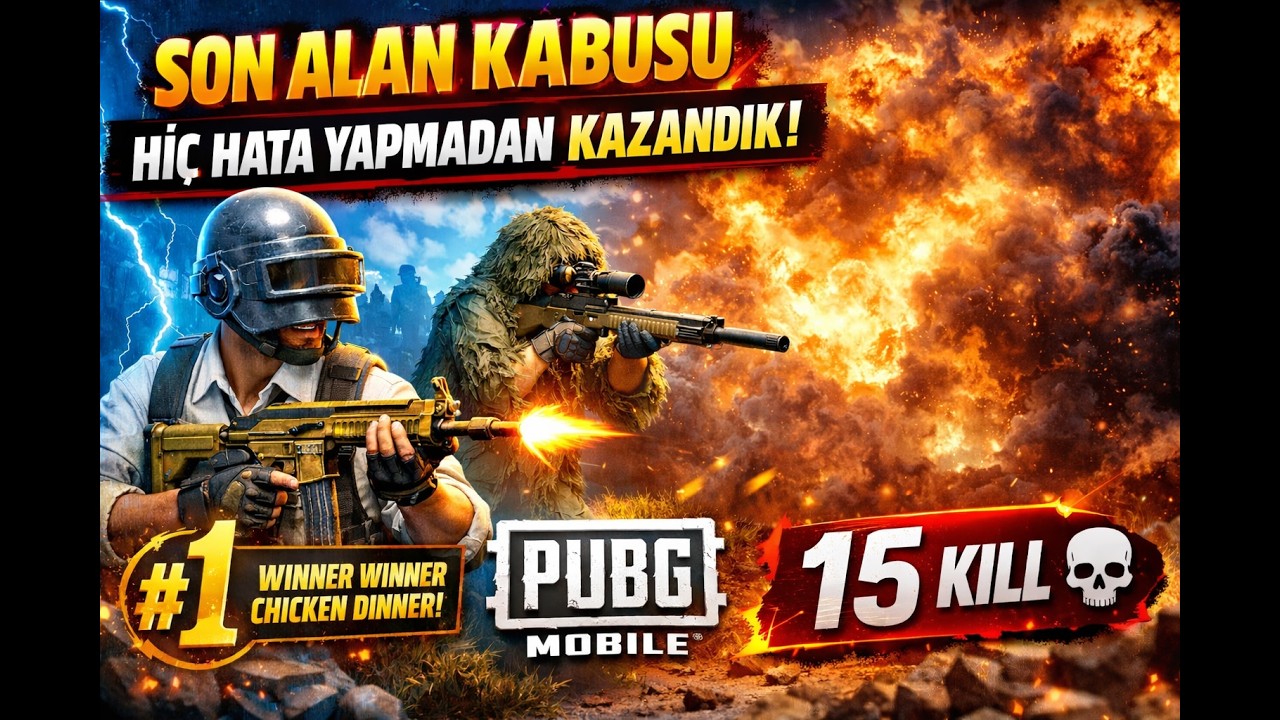 SON ALANDA TEK HATA YOK! Böyle Kazandık 😳 | PUBG MOBILE