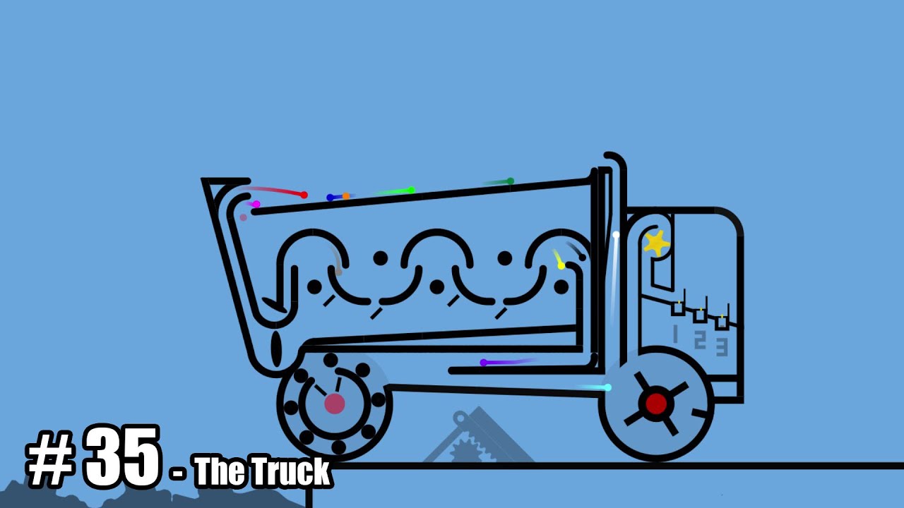 The Truck - Algodoo Marble Race