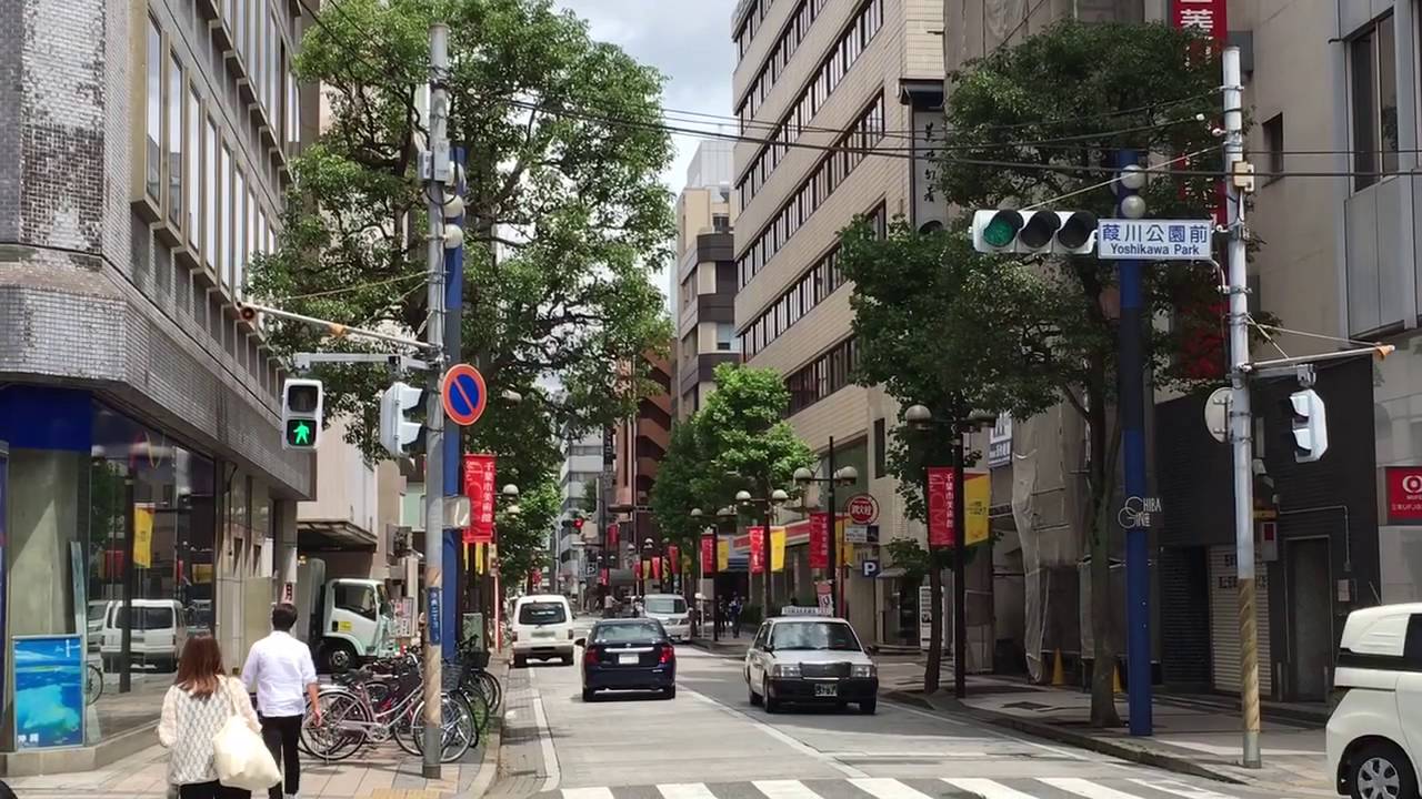 千葉県千葉市中央区中央3丁目「葭川公園前」の音響信号機カッコー※更新済み