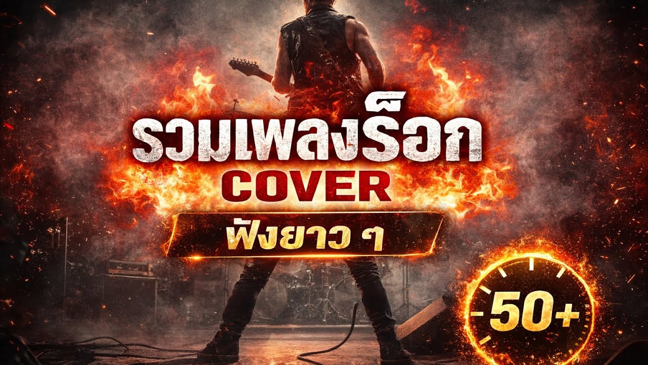 รวมเพลงร็อก Cover ฟังยาว ๆ | อกหัก เศร้า โดนใจ | Cover by ข้าวโอ๊ต