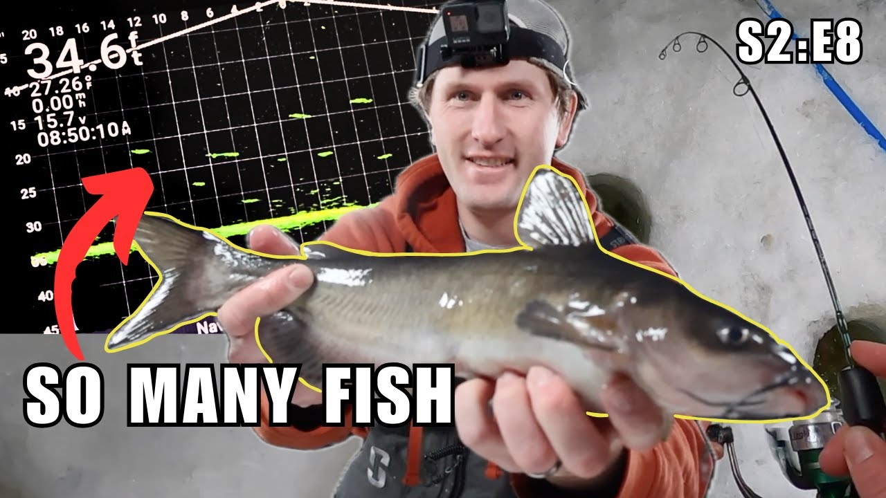Catching Catfish Through the ICE! - Hidden Gem!