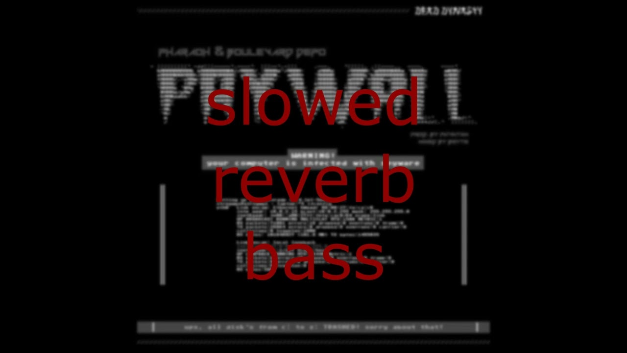 PHARAOH feat. BOULEVARD DEPO - TEARZ (slowed+reverb+bass)