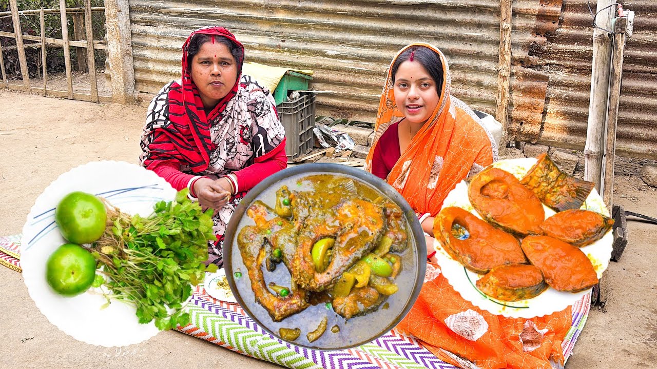 আজকের স্পেশাল: ধনেপাতা কাতলা মাছ 🍃🐟 |Today’s Special: Coriander-Flavored Katla Fish