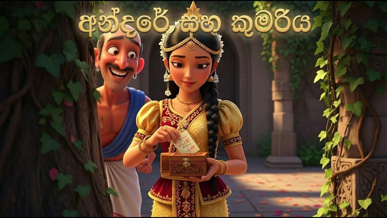 අන්දරේ සහ කුමරිය | Andare and the Princess |3D #sinhalacartoon #cartoon  #andare #animation