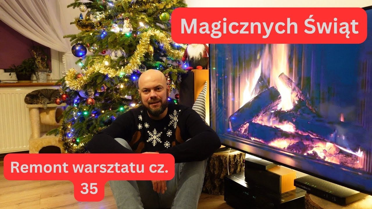Remont Warsztatu cz. 35 - Kompakt, lampa, grzejnik, choinka ;)
