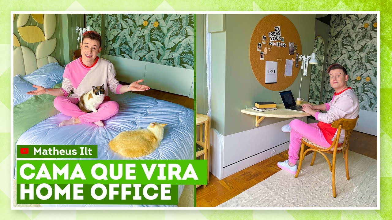 Quarto 2 em 1: como fazer uma cama dobrável com Matheus Ilt
