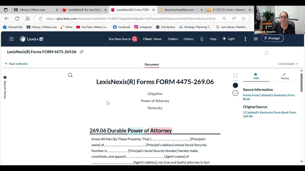 Sample Forms in Westlaw & Lexis