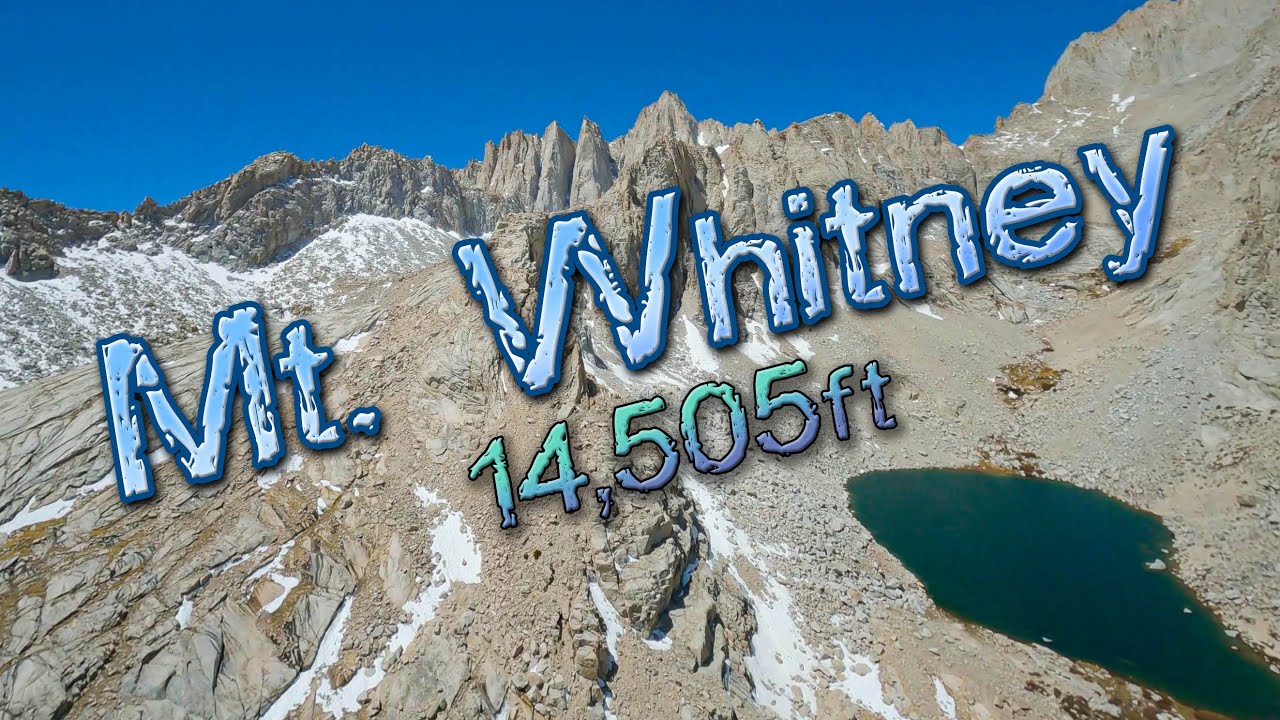 Tallest Mountain in the Lower 48 States - Mt. Whitney