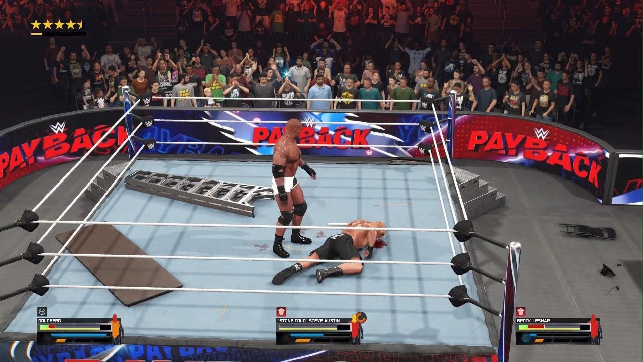 Goldberg vs Brock Lesnar vs Stone Cold – TLC WAR! 🪜🔥 WWE 2K25