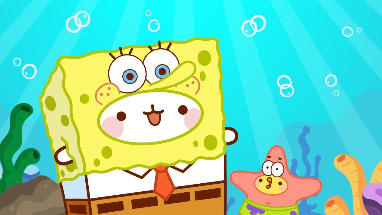 Molang and Piu Piu: Crazy adventures at Bikini Bottom 🌊🍍