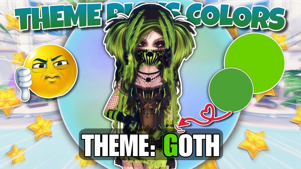 The Theme *PICKS MY COLORS* In Dress To Impress!! (ROBLOX)