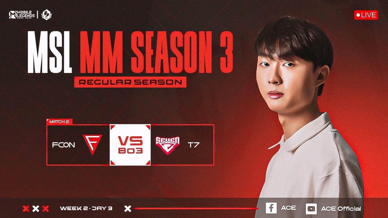 MSL SS3 MPL PH MPL INDO NEC [Official Burmese 🇲🇲 restream by ACE]falcon  vs team seven  bo3