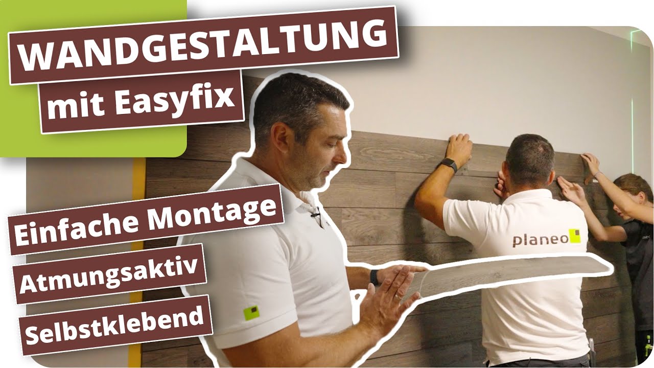 Wandgestaltung Schlafzimmer mit planeo Easyfix
