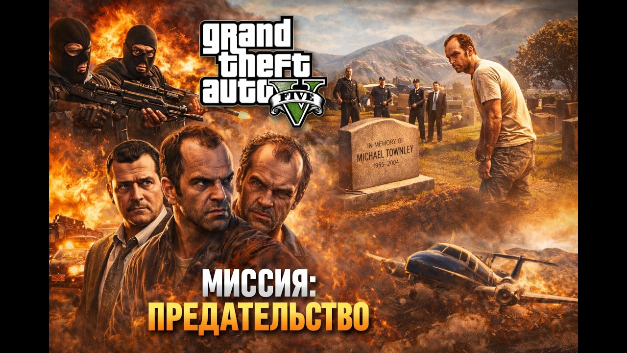 Миссия предательство ғой! Майкл Тірі қалған! Миссия -65! (GTA V) (ГТА 5)