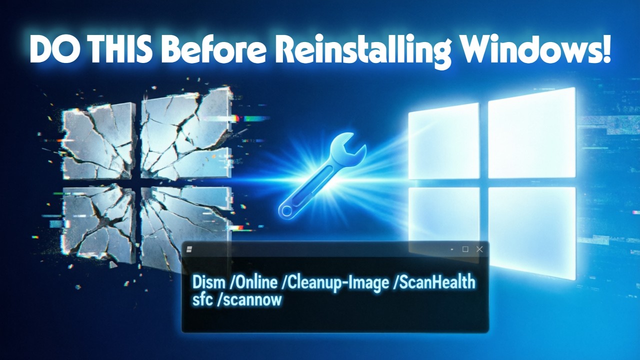 Fix Corrupted Windows System Files (DISM + SFC Full Tutorial)