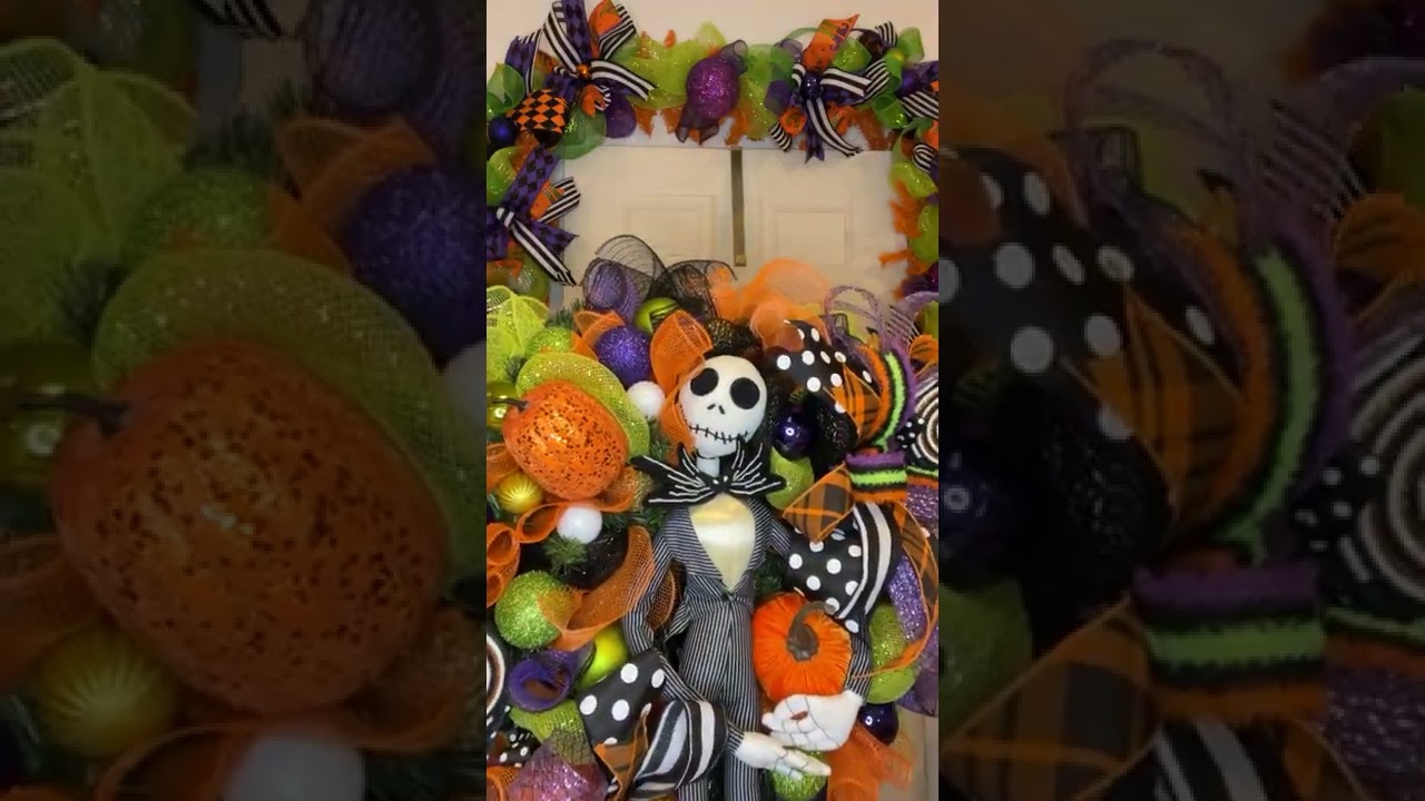 AUG 24, NEW HALLOWEEN/FALL WREATHS, Jack Skellington & more!