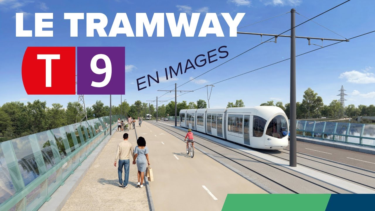 Tramway T9 : le tracé en images 3D