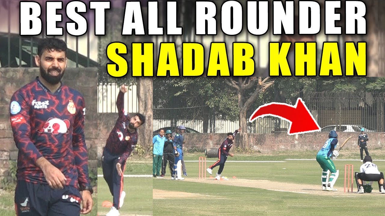 Fully Fit Again! Shadab Khan Back to Bowling in NCA Lahore Scenario Match
