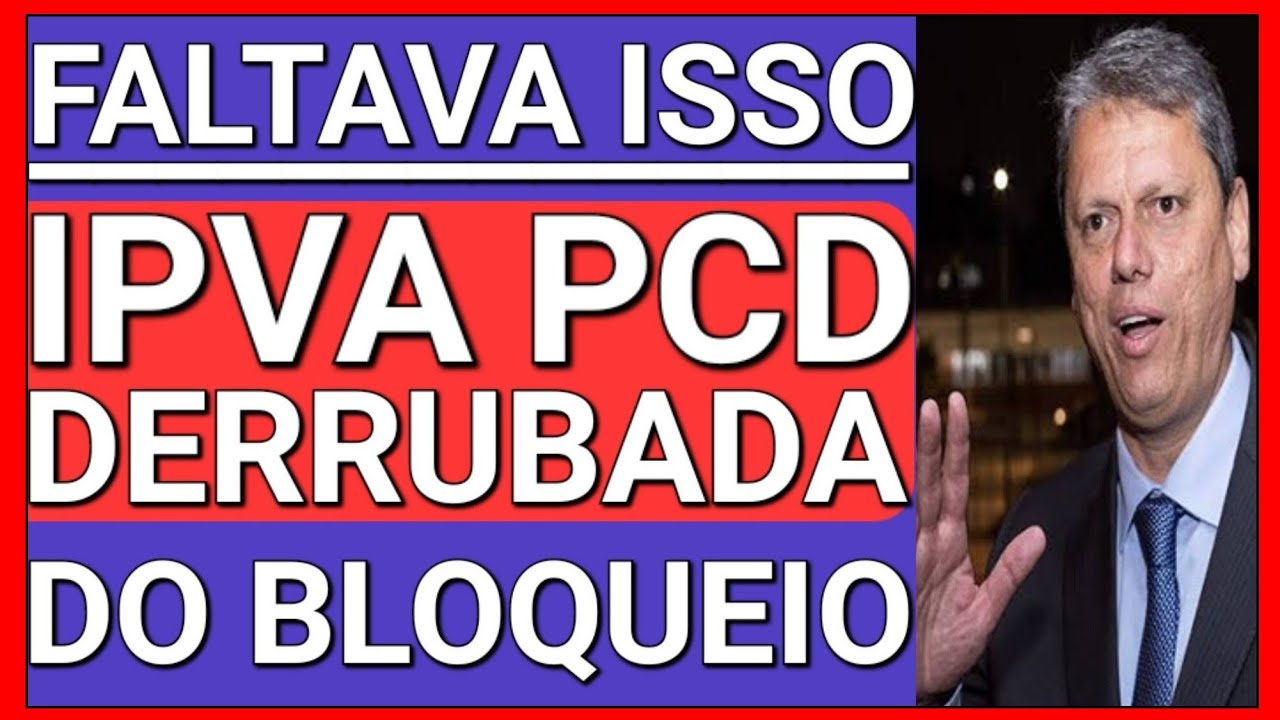 🚨REVIRAVOLTA! ISENÇÃO DE IPVA: COMO 