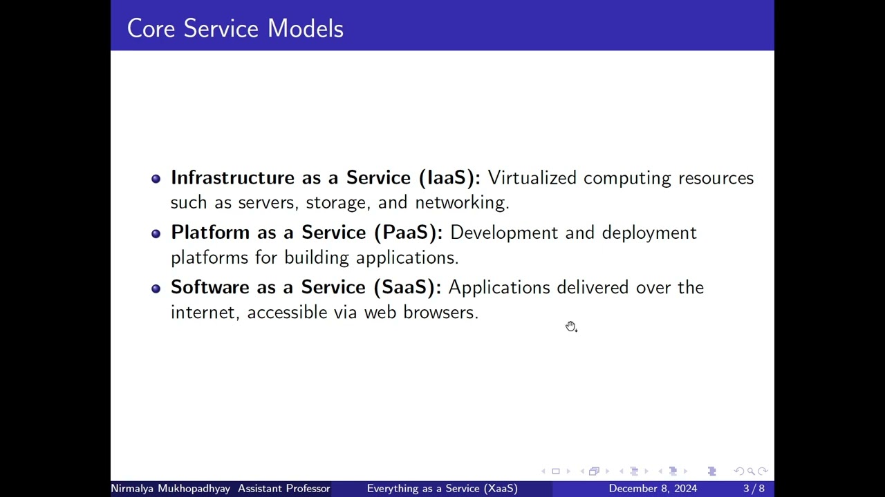 Everything as a Service (XaaS)