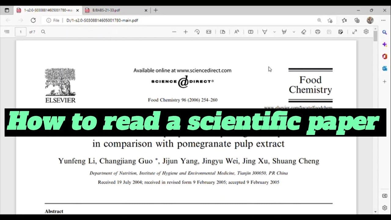 How to read a research paper كيف تقرأ ورقه بحثيه تفصيليا