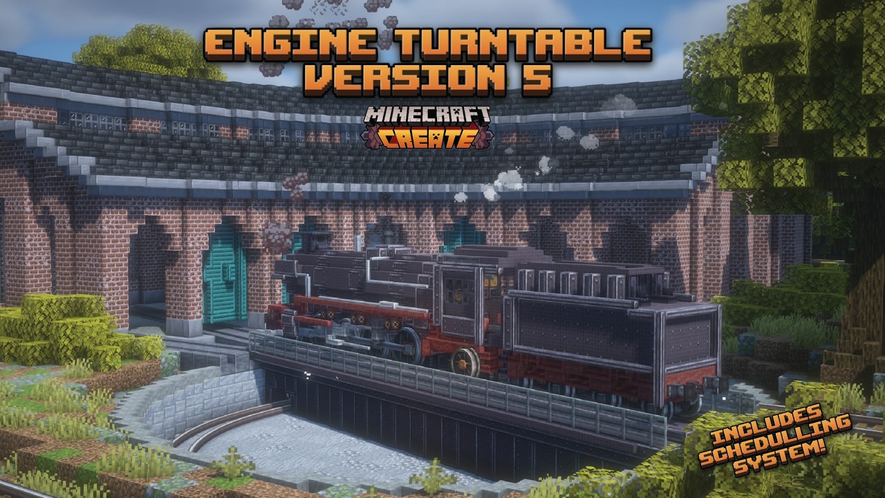 Create mod - Engine turntable - version 5 - 10.000 subscriber special!