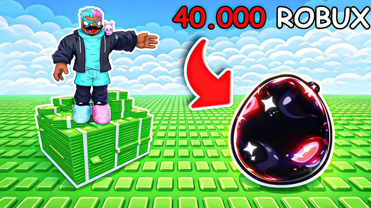 Wydałem 40.000 ROBUX Aby Zostać TOP1 GRACZEM w Roblox