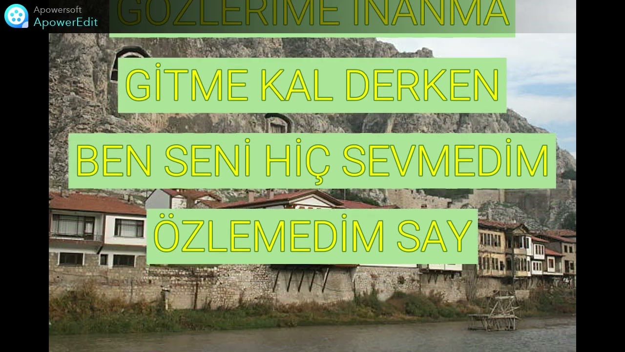 HÜZZAM ŞARKI -  BEN SENİ HİÇ SEVMEDİM  ÖZLEMEDİM SAY