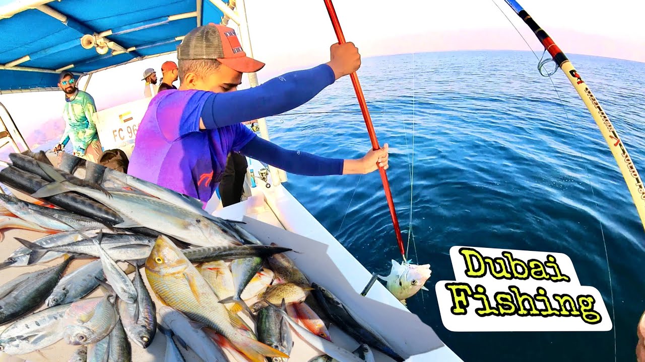 Fishing in Dubai OFFshore fishing Madness  / Golden trevally - NonStop catches with Kerala team