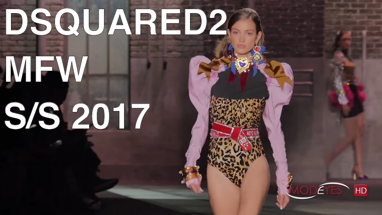 DSQUARED&sup2; | SPRING SUMMER 2017 WOMAN - FULL FASHION SHOW | Exclusive by Modeyes TV
