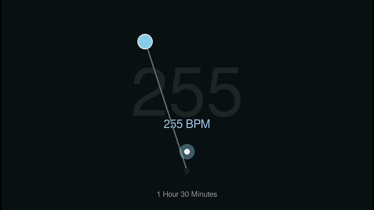 255BPM Metronome | Sky Blue Colour