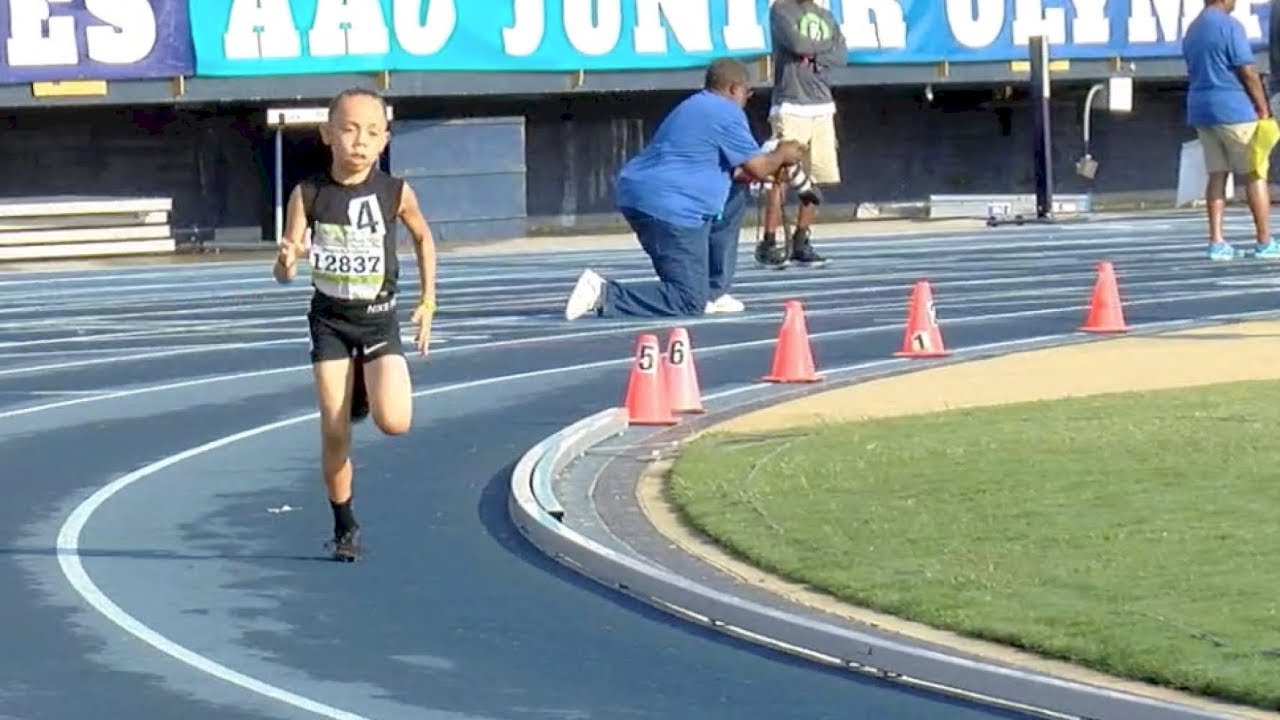 8-Year-Old Runs National 1500m Record At AAU!